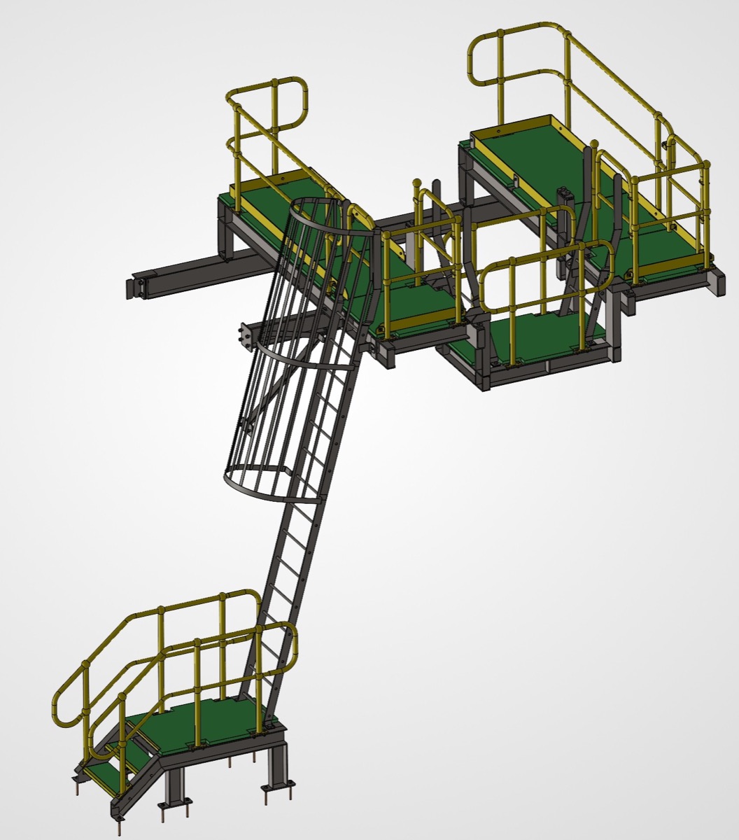 Access platform general arrangement model